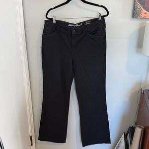 Eddie Bauer Women's Flare Black Jeans